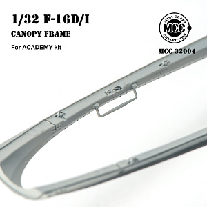 1/32 Lockheed-Martin F-16D/I canopy frame (designed to be used with Academy kits)
