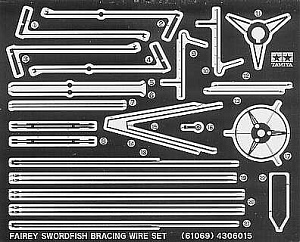 Additions1/48 Fairey Swordfish Photo Etched Bracing Wire Set (for Experts) (Tamiya)