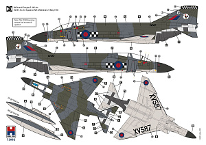 Model kit 1/72 McDonnell-Douglas F-4K Phantom FG.1 Late vol.2 (Hobby 2000)