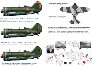 Decal 1/48 I-16 type 24/29 -part III (Colibri Decals)