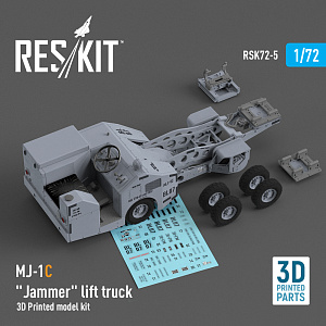 Additions (3D resin printing) 1/72 MJ-1C "Jammer" lift truck (3D-Printed model kit) (ResKit)