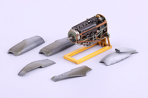 Additions (3D resin printing) 1/72 Supermarine Spitfire LF/HF Mk.IXc (designed to be used with Eduard kits)