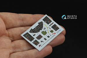 F9F-3 Panther 3D-Printed & coloured Interior on decal paper  (Trumpeter)