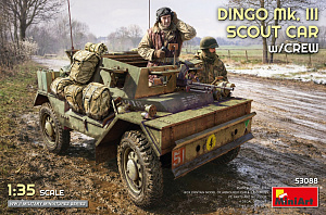 Model kit 1/35 DINGO Mk.III SCOUT CAR with CREW figures (MiniArt)