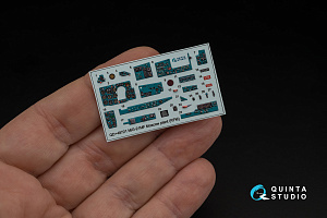 MiG-21MF (Moscow plant) 3D-Printed & coloured Interior on decal paper (RFM) (with 3D-printed resin parts)