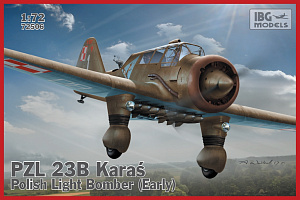 Model kit 1/72 PZL P.23B Karas - Polish Light Bomber (Early production) (IBG Models)