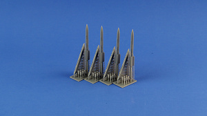 Additions (3D resin printing) 1/48 Rocket R-77 4pcs (KepModels)