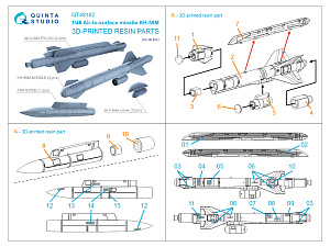 KH-59М Air-to-surface Missiles with Launchers and Targeting Pod, 2 pcs (for all kits)