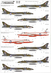 Decal 1/48 Hawker Hunter F.6 (Xtradecal)