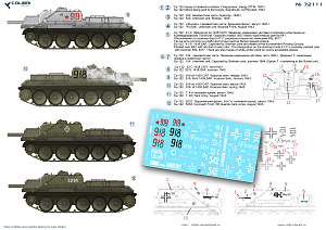 Decal 1/72 SU-122 (Colibri Decals)