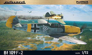 Model kit 1/72 Messerschmitt Bf-109F-2 The ProfiPACK edition (Eduard kits)