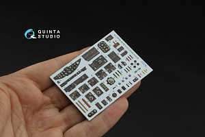 He 111H-6 3D-Printed & coloured Interior on decal paper (Border Model) (Small version)
