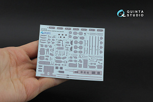 Su-30SM Exterior Set: Trims, Hatches and Panels, Gun barrel, OLS & Refuel probe (Zvezda) (with 3D printed resin and metal parts)