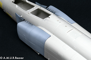Additions 1/32 Air intakes for F-4J models for Tamiya (A.M.U.R.Reaver) 