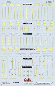 Decal 1/48 Formation light stripes and blocks (CAM)