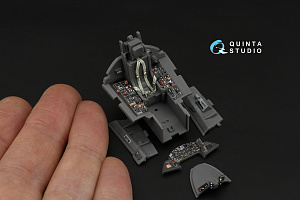 F9F-8 Cougar 3D-Printed & coloured Interior on decal paper (Kitty Hawk)