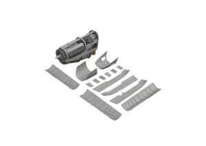 Additions (3D resin printing) 1/48 North-American P-51B/P-51C Mustang (designed to be used with Eduard kits) 