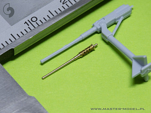 Military vehicle detailing sets (brass) 1/72 Browning M2 HB 12,7 mm gun barrels (2 pcs.)