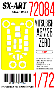 Paint Mask 1/72 Mitsubishi A6M2b Zero (Airfix)