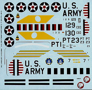 Decal 1/72 Boeing P-26A/P-26C Peashooter USAAC Part 2 (6) (Starfighter Decals)