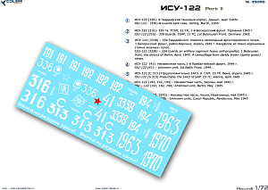 Decal 1/35 ISU-122 Part 2 (Colibri Decals)