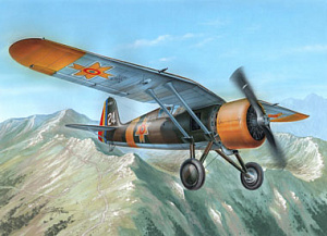 Model kit 1/72 Zl P.24 Over Danube (Frrom-Azur)