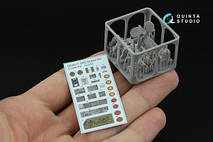 GMC DUKW-353 3D-Printed & coloured Interior on decal paper (I Love Kit) (with 3D-printed resin parts) 