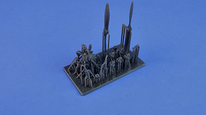 Additions (3D resin printing) 1/48 M-11D engine (1940-1946) variant for U-2/PO-2 (KepModels)