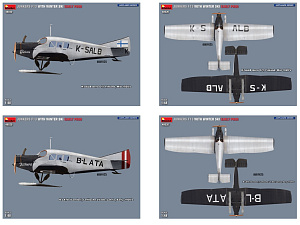 Model kit 1/48 JUNKERS F13 WITH WINTER SKI. EARLY PRODUCTION (MiniArt)