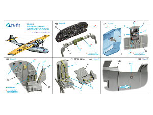 PBY-5 Catalina 3D-Printed & coloured Interior on decal paper (Revell/Monogram)