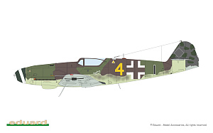 Model kit 1/72 KURFÜRST Bf-109K-4 - Dual Combo - Limited Edition (Eduard kits)