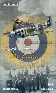 Model kit 1/48 Supermarine Spitfire STORY: THE SWEEPS (Eduard kits)