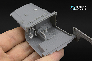 Toyota FJ43 Land Cruiser series 3D-Printed & coloured Interior on decal paper (AK Interactive) (with 3D-printed resin parts) 