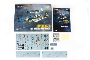 Model kit 1/48 OVERLORD: D-DAY MUSTANGS (Dual Combo kit) P-51B Mustang (Eduard kits)