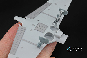 La-5 Detailing Set Pt.3: Landing gear doors, Flaps cover, hatches and panels (Zvezda) (with 3D-printed resin parts) 