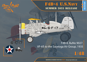 Model kit 1/48 Boeing F4B-4 US Navy (Clear Prop)