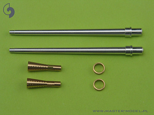 Aircraft detailing sets (brass) 1/32 German aircraft cannon 3.7cm Flak 18 gun barrels (2pcs) 