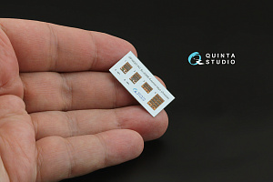 Su-30SM Air Brake Bay with Avionics & Circuit Breaker Panels (Zvezda) (with 3D-printed resin parts) 