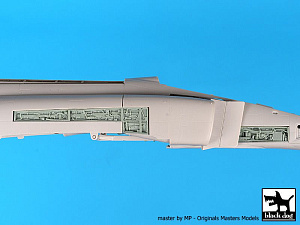 Additions (3D resin printing) 1/48 McDonnell F-4B Phantom electronics (designed to be used with Tamiya kits) 