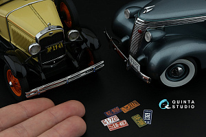 Western U.S. License Plates 1910-1940 (All kits) (with metal base)