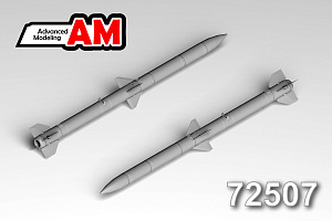 Additions (3D resin printing) 1/72 AIM-120D Air-to-Air Missile (Advanced Modeling) 