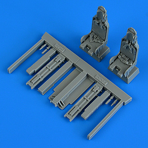 Additions (3D resin printing) 1/32 North-American/Rockwell OV-10A/OV-10D Bronco ejection seat with safety belts seat (designed to be used with Kitty Hawk Model kits)