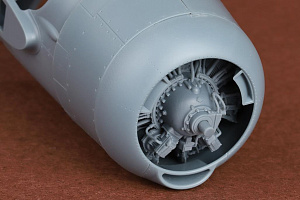 Additions (3D resin printing) 1/48 Grumman F4F-4 Wildcat engine set (designed to be used with Eduard kits)