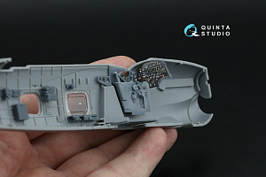 Fairey Barracuda Pilot's Cockpit 3D-Printed & coloured Interior on decal paper (Trumpeter) (with 3D-printed resin parts)