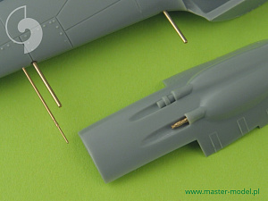 Aircraft detailing sets (brass) 1/72 Focke-Wulf Fw-190A-7/Fw-190A-8 armament set (MG.131, MG.151 barrel tips) and Pitot Tube