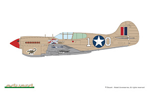 Model kit 1/48 Curtiss P-40K Warhawk DUAL COMBO (Eduard kits)