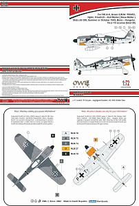 Decal 1/48 Nachtslacht W.Nr. 001 (AR66, He46) (Owl Decals)