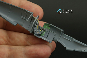 Spitfire Mk.VIII 3D-Printed & coloured Interior on decal paper (Eduard)