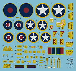 Model kit 1/48 Hawker Sea Hurricane Mk.IIc (Arma Hobby)