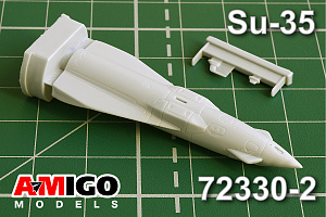 Additions (3D resin printing) 1/72 Tail beam of the Su-35S aircraft (Amigo Models) 
